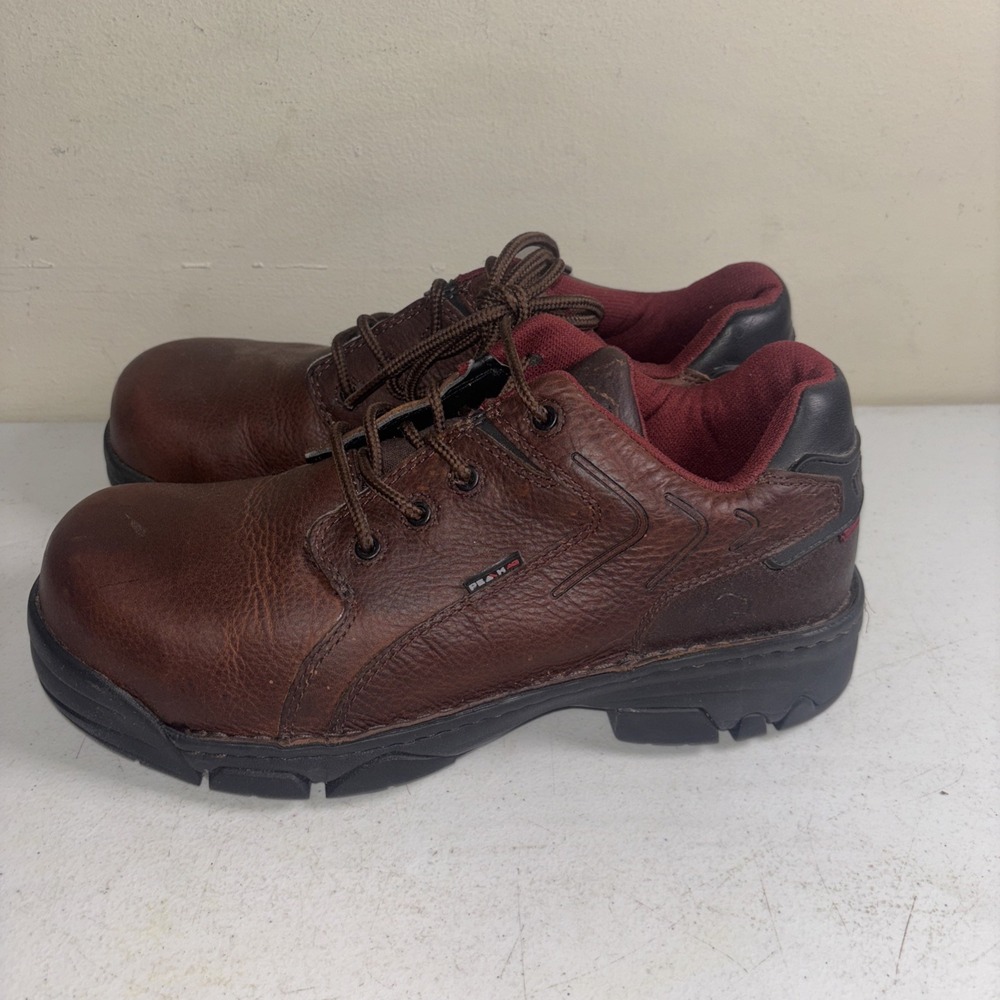 Wolverine Men's Leather Falcon Oxford Steel Toe PeakAG Work Shoes W02372 Sz‎ 10M